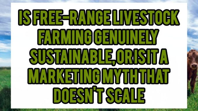 Is Free-Range Livestock Farming Genuinely Sustainable, Or Is It A Marketing Myth That Doesn't Scale Is Free-Range Livestock Farming Genuinely Sustainable, Or Is It A Marketing Myth That Doesn't Scale