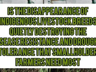 Is the Disappearance of Indigenous Livestock Breeds Quietly Destroying the Disease Resistance and Drought Tolerance That Smallholder Farmers Need Most